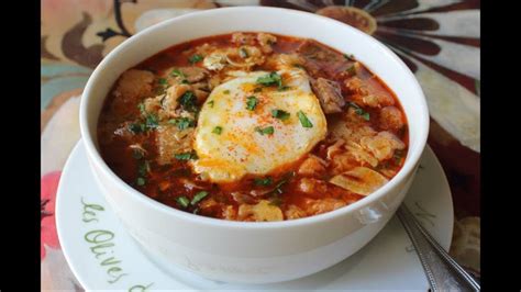 This easy chicken version is ready in about half an hour. Spanish Garlic Soup - Sopa de Ajo Recipe - Bread and ...