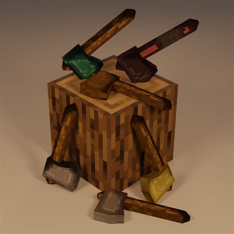 Mistergriimms Accurate Woodcutters Axes Minecraft Resource Packs