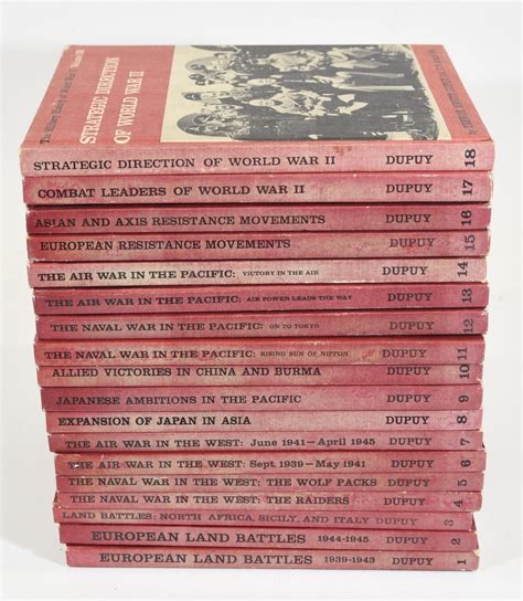 The Military History Of Wwii 18 Volume Book Series