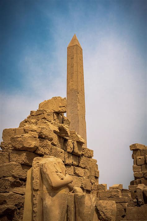 Obelisk At Karnak Temple Luxor Egypt Photograph By Jon Berghoff