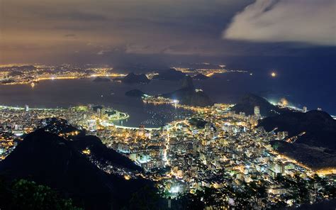Rio De Janeiro At Night Hd Wallpaper 84489