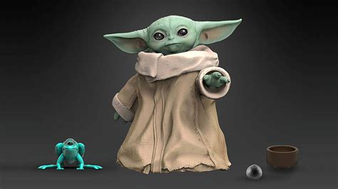 Hasbro The Mandalorian Baby Yoda Toys The Cuteness Is Strong In This