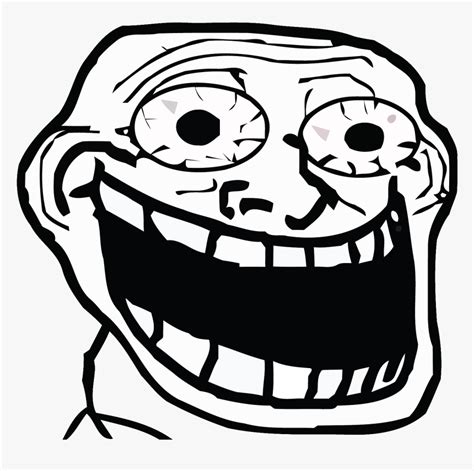 Troll Face Png Trollface Is A Meme And A Rage Comic Character Showing