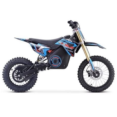 Funbikes Mxr 1600w 48v Lithium Electric Motorbike 1412 68cm Blue Kids