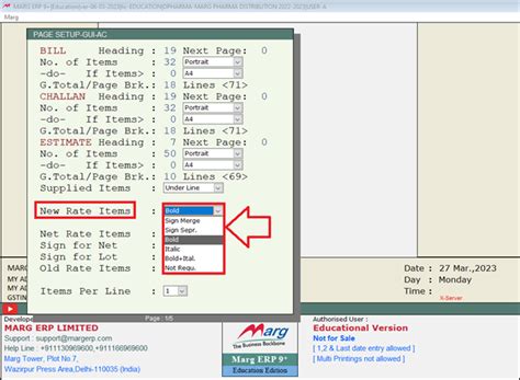 How To Set Near Expiry Items Should Be Show In Bold In Bill Printing