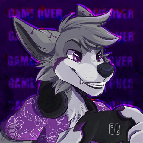 Gamer Wolf 🎮 Art By Me Trashmuttart On Twitter Rfurry