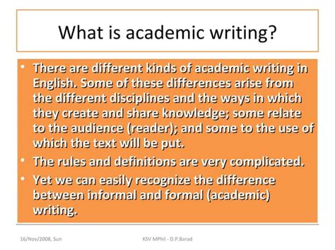 Academic Writing Skills 1
