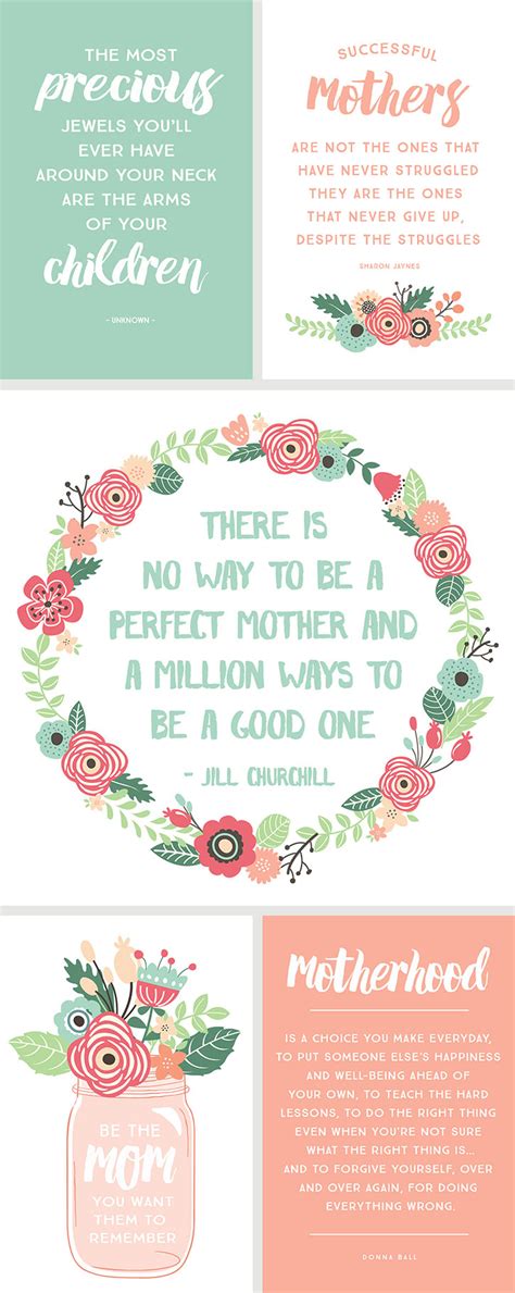 These poetry quotes are cute and sweet and perfect for short mothers day poems. 5 Inspirational Quotes for Mother's Day