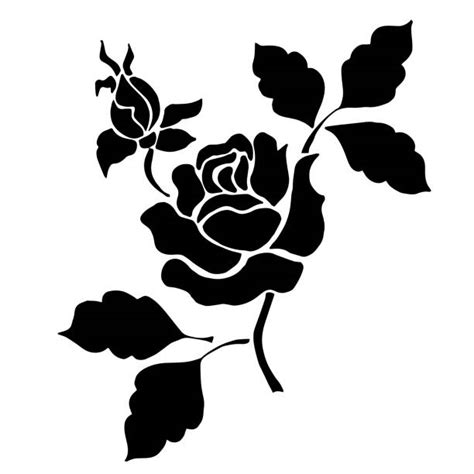 Black And White Roses Illustrations Royalty Free Vector Graphics