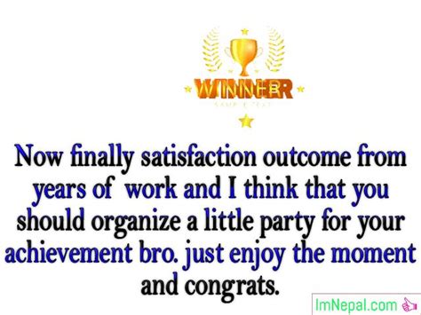 Congratulations Message For Winning The Award Wishes To Winner Quotes