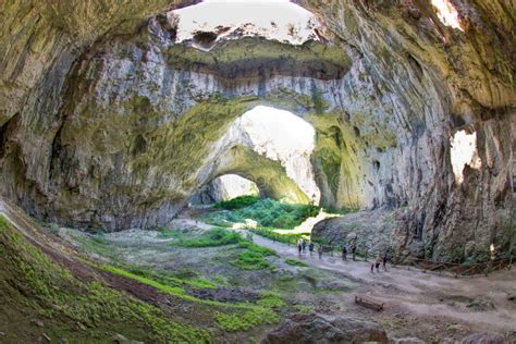 Devetakskaya Cave From The Village Devetaki In Bulgaria Editorial Stock