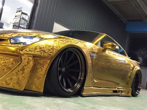 Gold Plated Nissan R35 Gt R Is Worth 1 Million 3