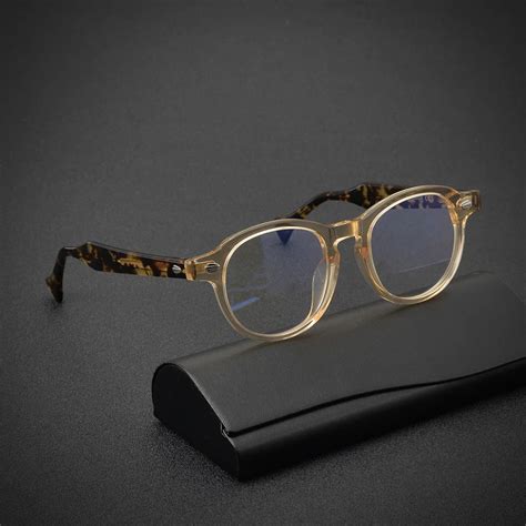 Japan Handmade Fashion Oval Optical Eyeglasses Frames Men Women S