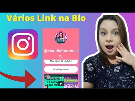 Link Bio Instagram Gr Tis Como Colocar V Rios Links Na Bio Do Instagram Youtube