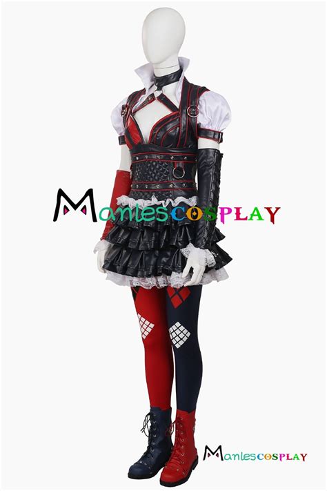 Harley Quinn Cosplay Costume Outfit From Batman Arkham Knight