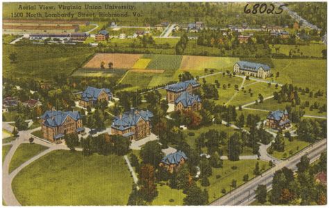 Aerial View Virginia Union University 1500 North Lombardy Street