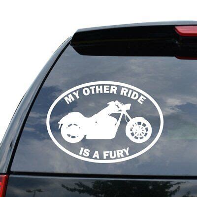 My Other Ride Fury Motorcycle Motorbike Decal Sticker Car Truck Motorcycle Ebay