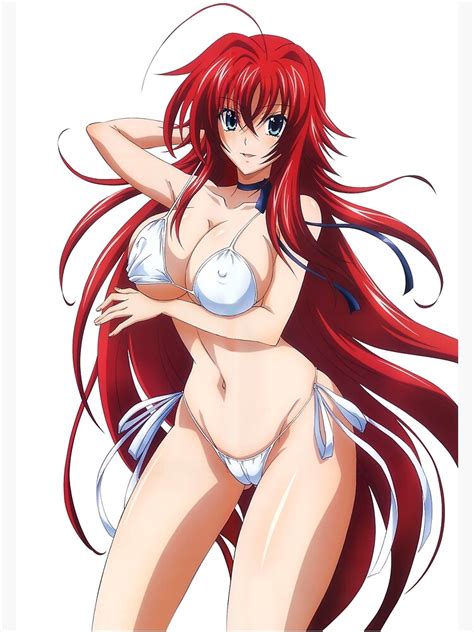 Sexy Rias Gremory Poster By Guigui31 Redbubble