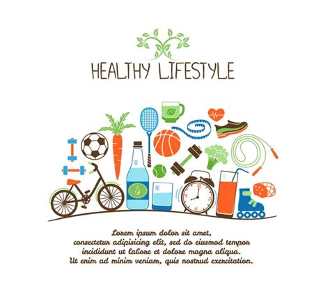 Healthy Lifestyles Vector Art Stock Images Depositphotos