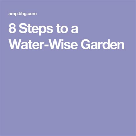 Create A Water Wise Landscape Water Wise Landscaping Water Wise