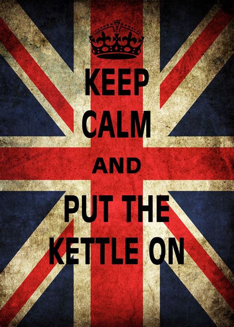 Keep Calm And Put The Kettle On Union Jack By Keepcalmartprints 1295