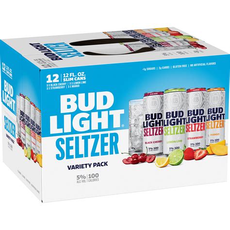 Bud Light Hard Seltzer Variety Pack 12pk12 Fl Oz Cans Brickseek