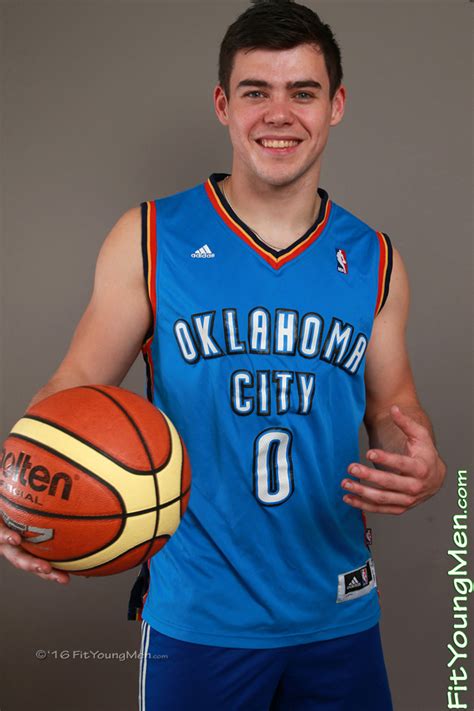 Fit Young Men Model Jacob Olson Basketballer Young