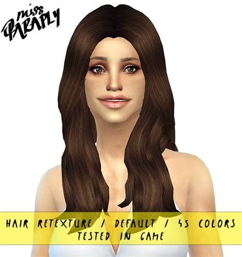 Miss Paraply Hair Retexture Default 45 Colors Sims 4 Downloads