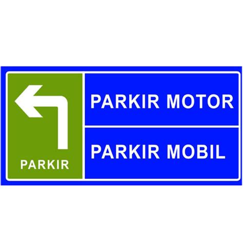 Plang Parkir Mobil Homecare24