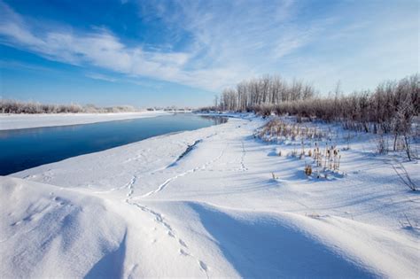 Canadian Geographic Photo Club Winter Scene Lesser Slave River Alberta