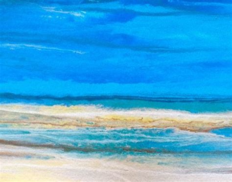 Kimberly Conrad Daily Paintings Denises Beach Original Abstract