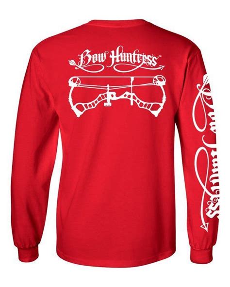 Bow Huntress Long Sleeve Womens Bow Hunting T Etsy Hunting Clothes