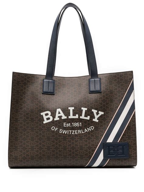 Bally Logo Shopper Tote Farfetch