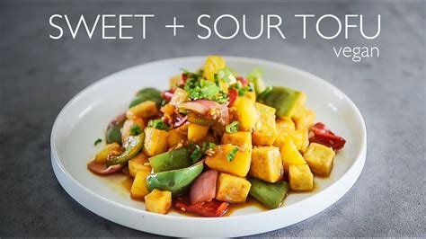 Easy Sweet Sour Tofu Recipe Better Than Takeout Youtube