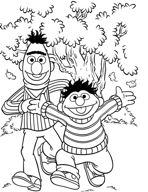 Sesame Street Christmas Coloring Pages At Getdrawings Free Download