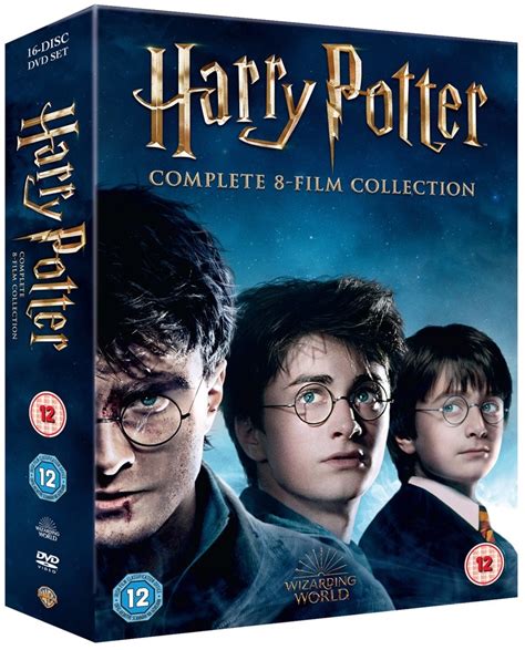 Harry Potter Complete 8 Film Collection Dvd Box Set Free Shipping