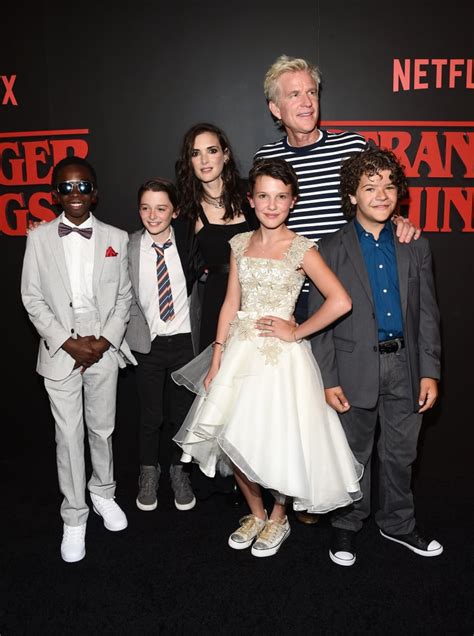 stranger things cast at premieres over the years popsugar celebrity uk