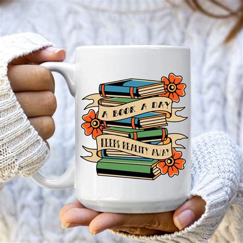 book mug bookish reader coffee mug book lover t etsy in 2023 ts for an artist mugs