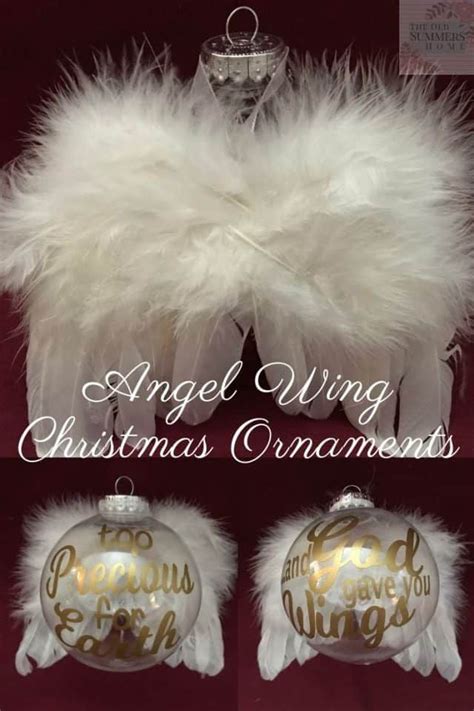 How To Make Breathtaking Angel Wing Christmas Ornaments Christmas