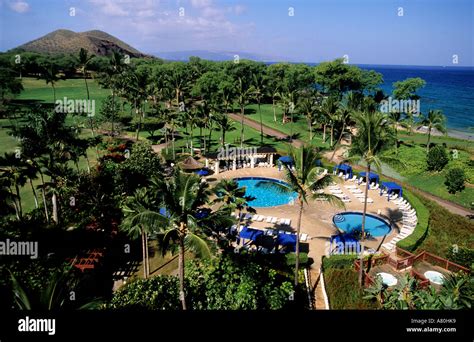 United States Hawaii Maui Island Grand Wailea Resort In Wailea Stock
