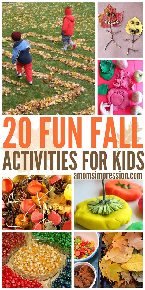 20 Fun Fall Activities For Kids A Moms Impression Parenting