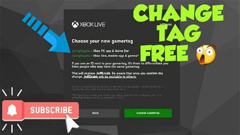 How To Change Your Xbox Gamer Tag For Free Link In