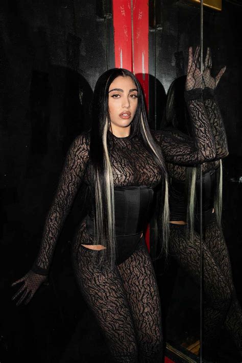 Madonna S Daughter Lourdes Leon Poses In Nearly Nude Sheer Catsuit