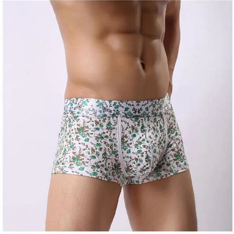 10pcslot Hot Selling Men Underwear Cotton Men Cueca Boxers Printed Men Boxers Shorts Underpants