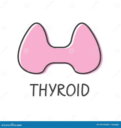 甲状腺 向量例证 插画 包括有 医疗 防止 女性 医生 生活 符号 粉红色 官能不良 血液学 194143302