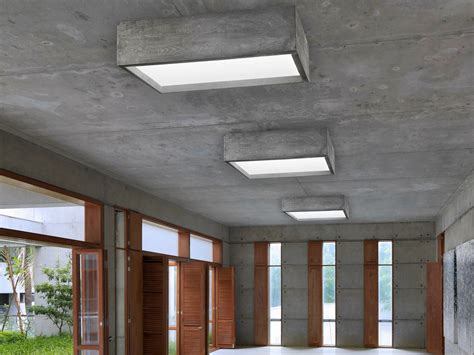 Led Cement Ceiling Lamp Cassero I Cementi Collection By Luciferos