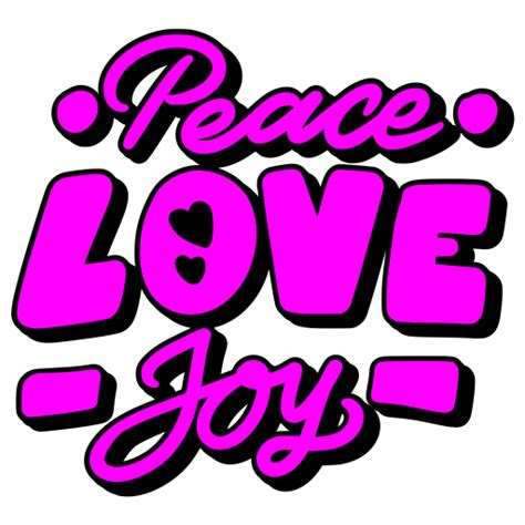 Peace And Love Stickers Free Miscellaneous Stickers