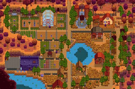 Four Corners Map Stardew Valley Layout