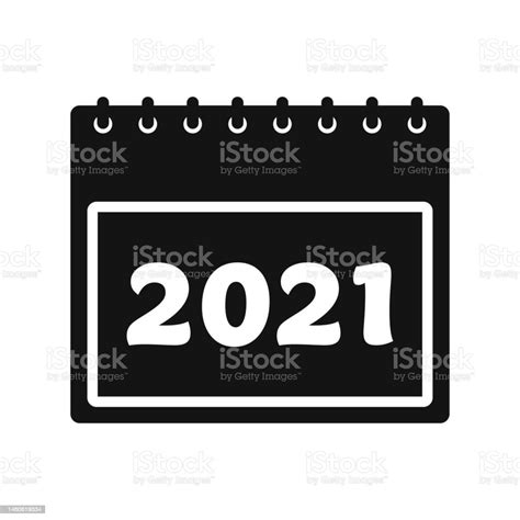Ilustración De Icono De Calendario 2021 Ilustración Editable Del Símbolo Vectorial Eps Y Más
