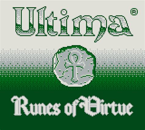 Ultima Runes Of Virtue Download Gamefabrique